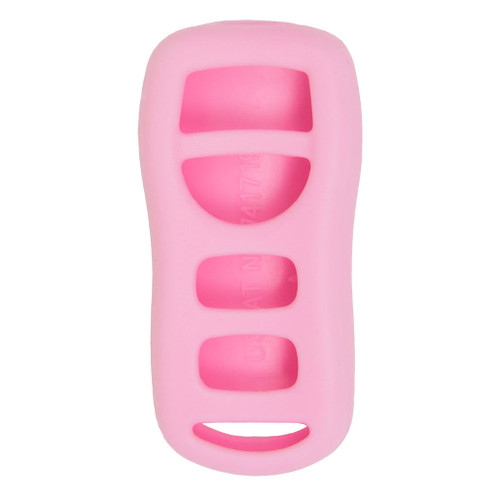Keyless2Go Replacement Silicone Jacket Keyless Remote Cover NSSNF24 for Nissan - Pink Auto Accessories
