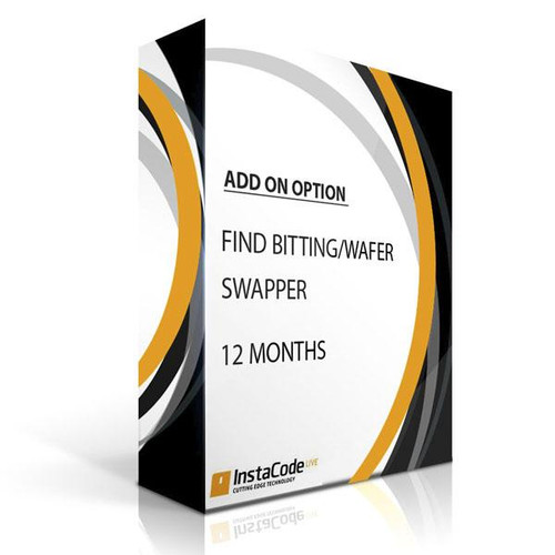 InstaCode InstaCode Software Add-On Option - Find Bitting/Wafer Swapper - 12 Months Key Machines