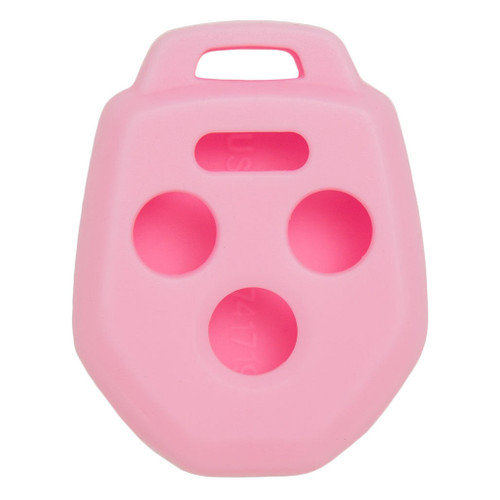 Replacement Silicone Jacket Keyless Remote Cover SUBRO24 for Subaru 4 Button Remote Key FCC ID: CWTWB1U811 - Pink