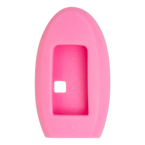 Keyless2Go Replacement Silicone Jacket Keyless Remote Cover NSSNF66 for Nissan 5 Button Proximity Smart Key FCC ID: KR5S180144014 - Pink Our Automotive Brands