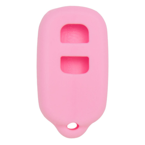 Keyless2Go Replacement Silicone Jacket Keyless Remote Cover TYOTAG12 for Toyota - Pink Auto Accessories