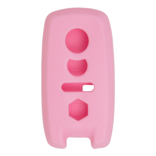 Keyless2Go Replacement Silicone Jacket Keyless Remote Cover SUZIQ23 for Suzuki 3 Button Smart Key Proximity Remote FCC ID: KBRTS003 - Pink Our Automotive Brands