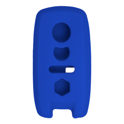 Keyless2Go Replacement Silicone Jacket Keyless Remote Cover SUZIQ23 for Suzuki 3 Button Smart Key Proximity Remote FCC ID: KBRTS003 - Blue Shop Automotive