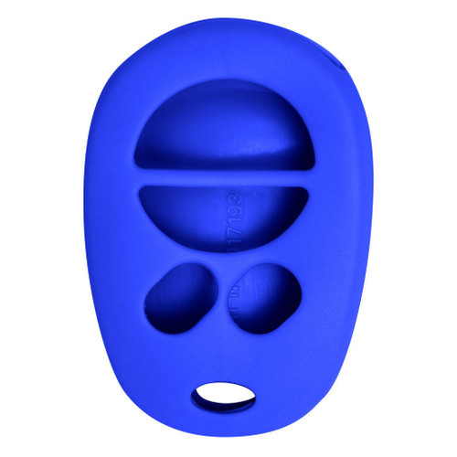 Keyless2Go Replacement Silicone Jacket Keyless Remote Cover TYOTAG44 for Toyota 4 Button Remote FCC ID: GQ43VT20T - Blue Our Automotive Brands