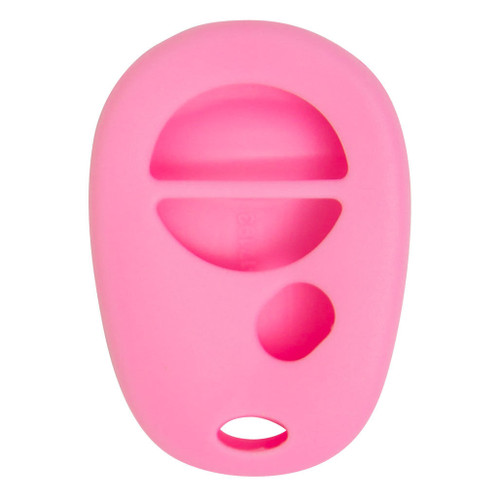 Keyless2Go Replacement Silicone Jacket Keyless Remote Cover TYOTAG33 for Toyota 3 Button Remote FCC ID: GQ43VT20T - Pink Remote Protectors