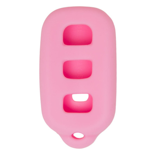 Keyless2Go Replacement Silicone Jacket Keyless Remote Cover TYOTAG23 for Toyota - Pink Keyless2Go