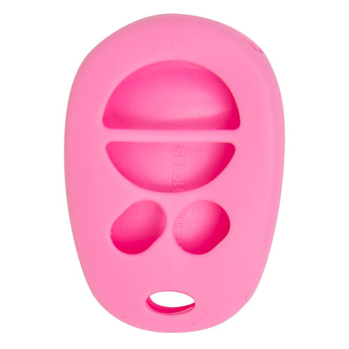 Replacement Silicone Jacket Keyless Remote Cover TYOTAG44 for Toyota 4 Button Remote FCC ID: GQ43VT20T - Pink