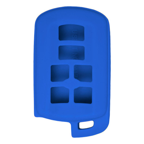 Replacement Silicone Jacket Keyless Remote Cover TYOTAG86 for Toyota Sienna 6 Button Smart Key Proximity Remote FCC ID: HYQ14ADR - Blue
