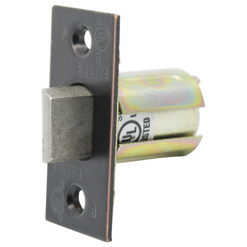 PLS PLS L2LU Grade 2 Lever/Door Knob Latch Unguarded 2 3/8 - Oil Rubbed Bronze 10B Bolts & Latches