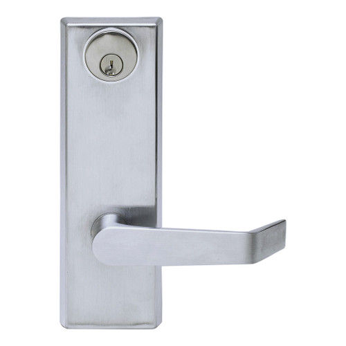 PLS PLS RLE53 RIM Lever Trim Escutcheon - Entry - Satin Chrome 26D Our Brands