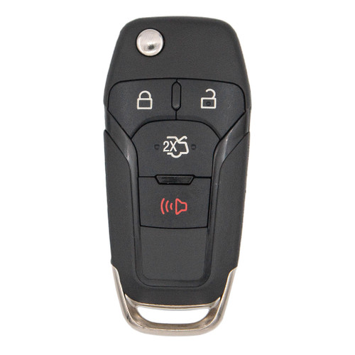 Keyless2Go Keyless2Go 4 Button Flip Key Replacement for Ford N5F-A08TAA 164-R7986 Remote Head Keys