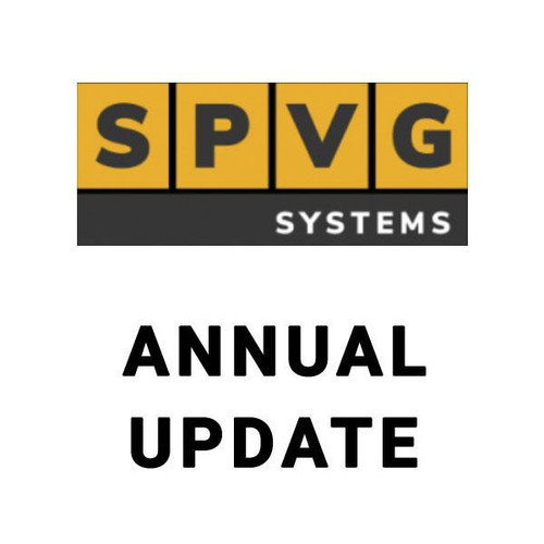 SPVG Annual Software Subscription (Requires Interface 7i)