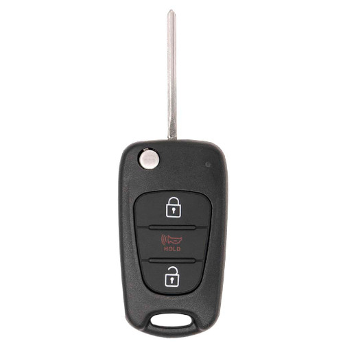 Keyless2Go Keyless2Go 3 Button Flip Key Replacement for KIA Sportage NYOSEKSAM11ATX (SL) 95430-3W701 Remote Head Keys