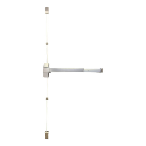 PLS PLS RVR336 Heavy Duty Commercial Vertical Rod Exit Panic Bar - Grade 1 - 36-Inch - Stainless Steel 32D Door Hardware