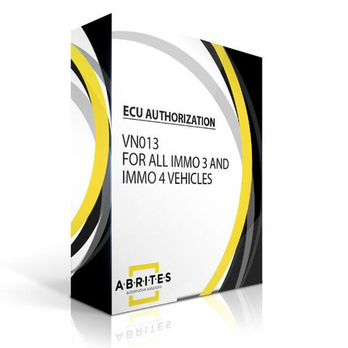 ABRITES ABRITES VN013 ECU Authorization For All Immo 3 and Immo 4 Vehicles - Software ABRITES