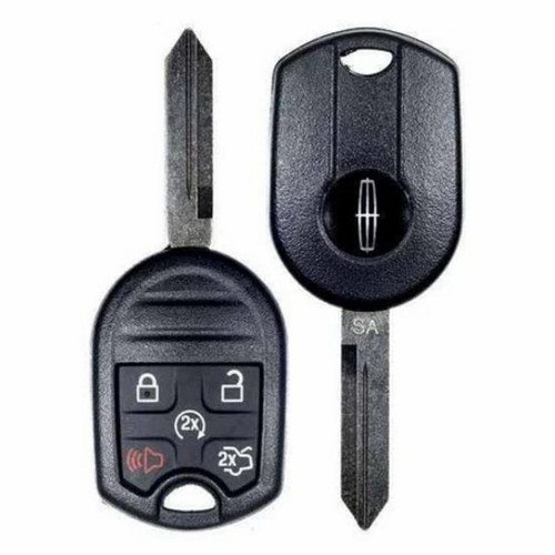 Strattec (5912496) Lincoln 5 Button Remote Head Key CWTWB1U793, 164-R8056, 433 MHz - New, OEM