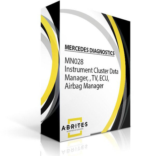 ABRITES MN028 Instrument Cluster Data Manager, TV, ECU, Airbag Manager For Mercedes, Smart, Maybach Diagnostics - Software