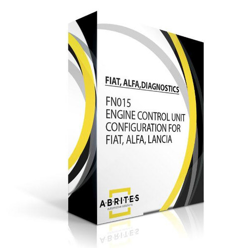 ABRITES ABRITES FN015 Engine Control Unit Configuration Manager For Fiat, Alfa, Lancia Diagnostics - Software Software & Tokens