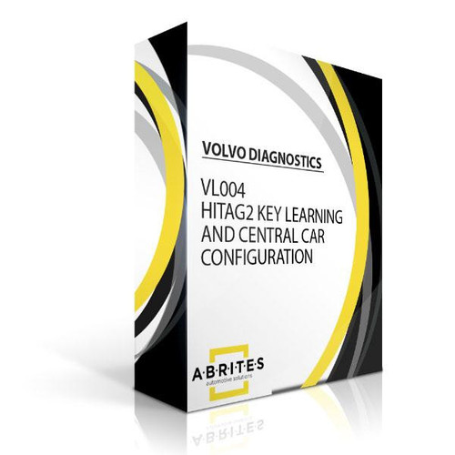 ABRITES ABRITES VL004 HITAG2 Key Learning and Central Car Configuration For Volvo Diagnostics - Software Software & Tokens