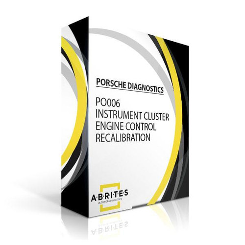ABRITES PO006 Instrument Cluster/Engine Control Module Recalibration For Porsche Diagnostics - Software