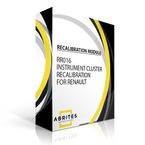 ABRITES ABRITES RR016 Instrument Cluster Module Recalibration For Renault - Software ABRITES