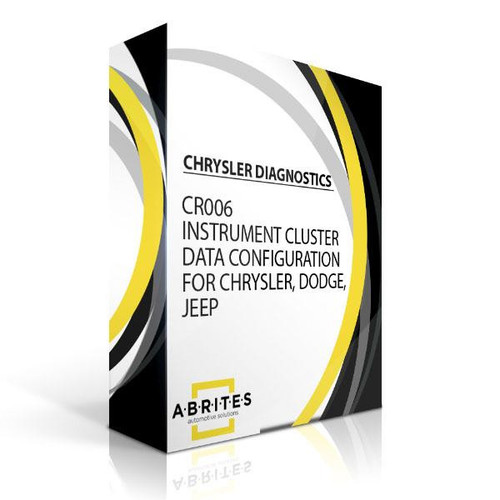 ABRITES ABRITES CR006 Instrument Cluster Data Advanced Configuration For Chrysler, Dodge, Jeep Diagnostics - Software ABRITES Individual Software