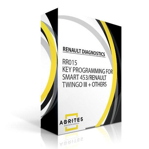 ABRITES ABRITES RR015 Key Programming for the SMART 453/Renault Twingo III & other Renault Models - Software ABRITES