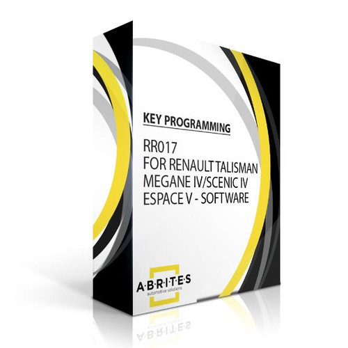 ABRITES ABRITES RR017 Key Programming for Renault Talisman/Megane IV/Scenic IV/ Espace V - Software ABRITES