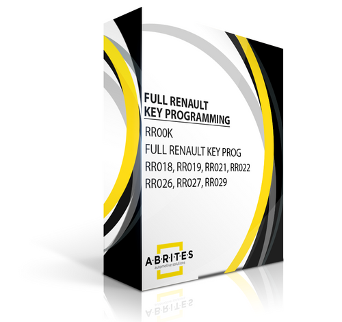 ABRITES RR00K Full Software for Renault Key Programming - RR018, RR019, RR021, RR022, RR026, RR027, RR029