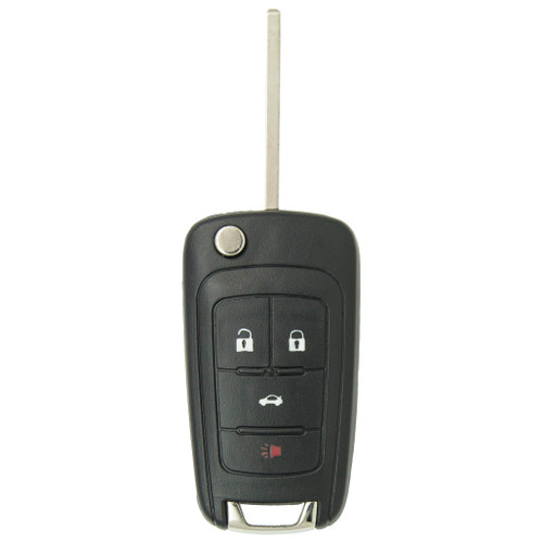 Keyless2Go Keyless2Go 4 Button Replacement Remote Flip Key For GM OHT01060512 Our Automotive Brands