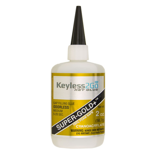 Keyless2Go Super-Gold + Odorless Gap Filling Glue 2oz - Medium