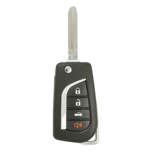 Keyless2Go 4 Button Remote Flip Key Replacement for Toyota GQ4-29T / G Chip / 89070-02620, TLS-KH4-038-AFB-ZZZZ-001