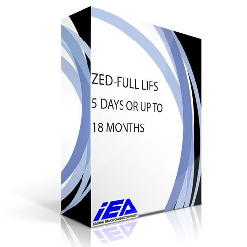IEA Zed-FULL LIFS Subscription - 5 Days Software & Tokens