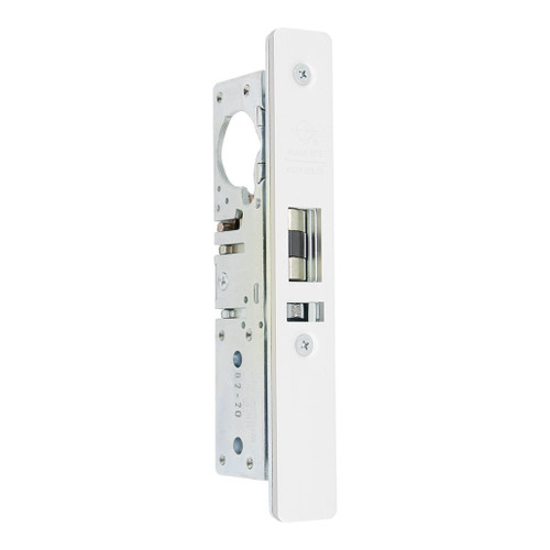 Adams Rite 4510 Standard Deadlatch, Flat Faceplate, 1-1/8" Backset, RH/LHR, 2-5/8" Strike - Clear Anodized