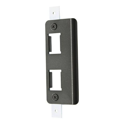 Adams Rite Adams Rite 4901 Deadlatch Strike, Flat, Long With Dust Box - Dark Bronze Our Hardware Brands