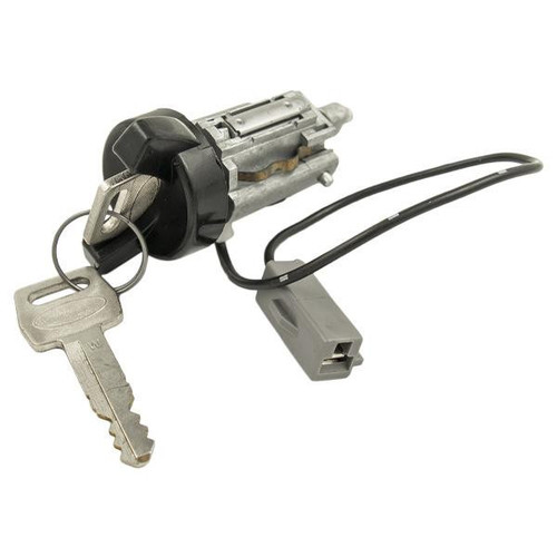 ASP C-42-409  Ford Ignition Lock With Pigtail Black - Coded