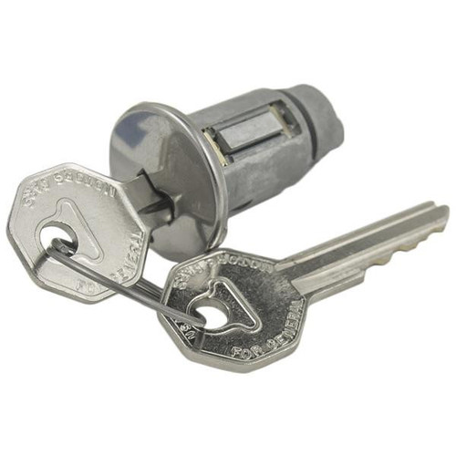 ASP ASP LC1420 GM Old Ignition Cylinder With Flat Face - Coded Ignition Locks