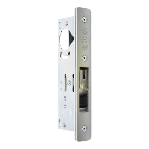 Adams Rite Adams Rite MS1890 Series MS Deadlock/Deadlatch, Flat Faceplate, 1-1/8" Backset, Flat/Standard Jamb, LH/RHR - Clear Anodized Storefront Hardware