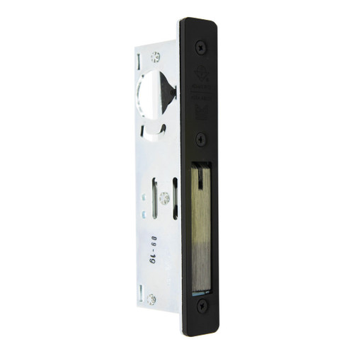 Adams Rite MS1850S Series MS Deadlock, Flat Faceplate, 1-1/8" Backset, Straight Bolt, Non-Handed - Dark Bronze