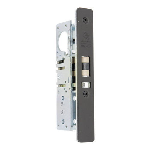 Adams Rite 4510 Standard Deadlatch, Flat Faceplate, 1-1/2" Backset, LH/RHR, 2-5/8" Strike - Dark Bronze