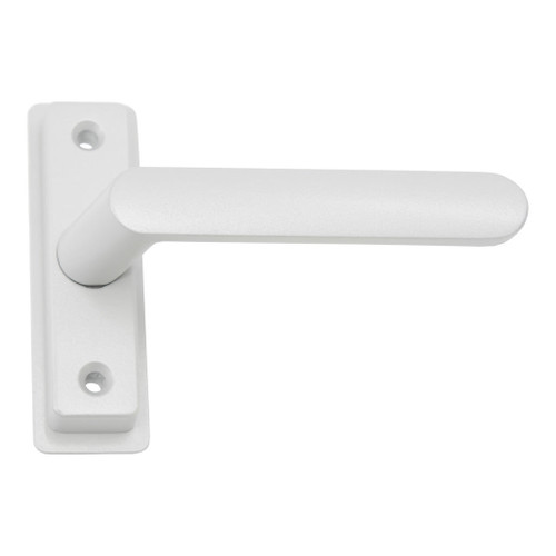 Adams Rite 4568 Lever Handle Eurostyle For 4300, 4500, 4900 Series Deadlatches - Straight - RH or RHR - 1-3/4" to 2" Door Thickness - Clear Anodized