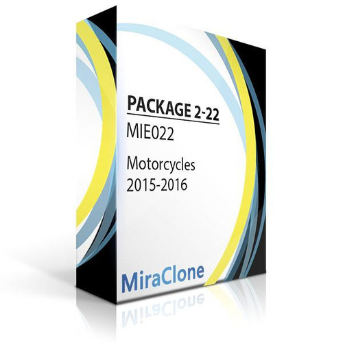 Lockdecoders Miraclone EEPROM Motorcycles 2015-2016 Software - Package 2-22 MiraClone Software Packages
