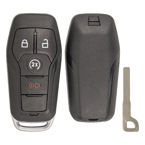 Keyless2Go Keyless2Go 4 Button Shell For Ford Smart Proximity Remote Key M3N-A2C31243300 / 164-R8140 Smart Key Shells