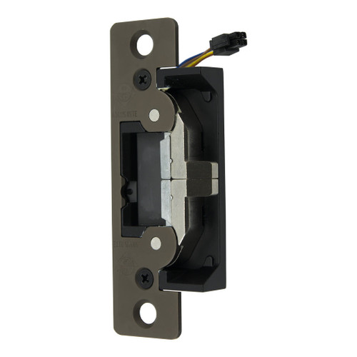 Adams Rite 7400 Series UltraLine Electric Strike for Deadlatches and Cylindrical Locks - Flat - Dark Bronze Anodized