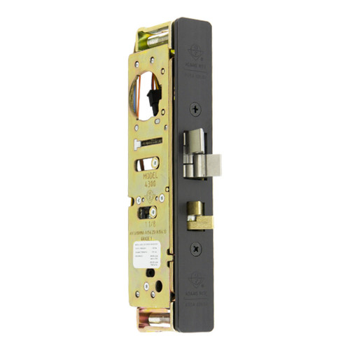 Adams Rite Steel Hawk 4300 Electrified Deadlatch, 1-1/8" Backset, No Monitoring, Surface Mount, Flat/Standard Jamb - Black Anodized Adams Rite Steel Hawk 4300 Electrified Deadlatch, 1-1/8" Backset, No Monitoring, Surface Mount, Flat/Standard Jamb - Black Anodized