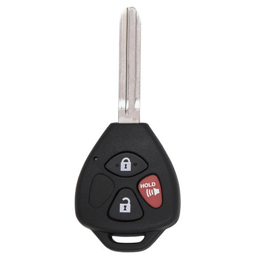 Keyless2Go PRO 3 Button Remote Head Key Replacement for Toyota HYQ12BBY 4D67 Chip
