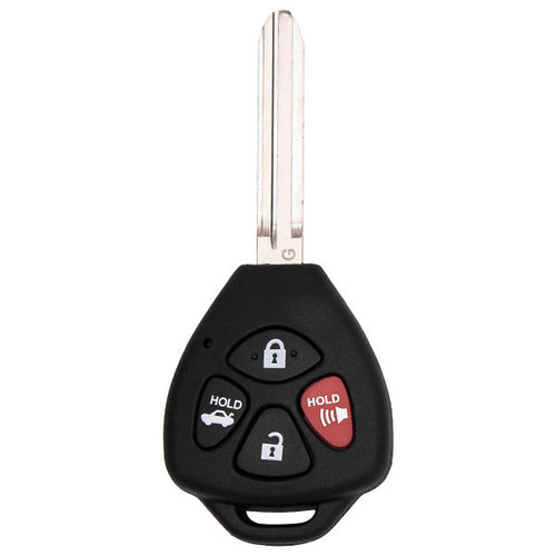 Keyless2Go PRO 4 Button Remote Head Key Replacement for Toyota GQ4-29T / 89070-02620 / G Chip