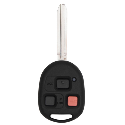 KEYLESS2GO PRO K2G PRO 3 Button Remote Head Key Replacement for Toyota HYQ12BBT 89070-60750 4D67 Chip Shop Automotive
