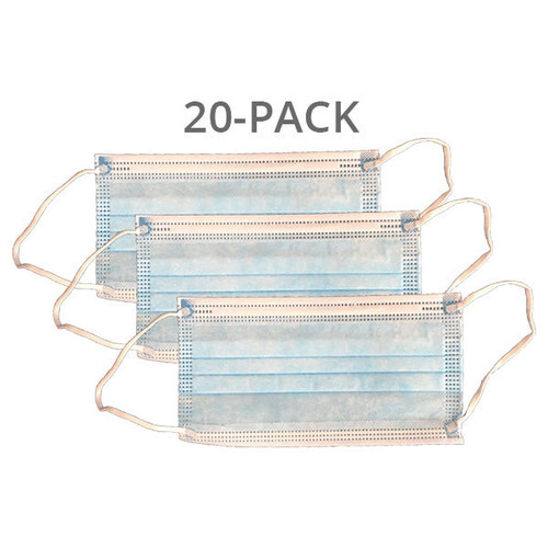 PPE Surgical Style Face Mask - 20 Pack PPE & Touchless