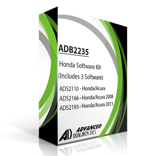 Advanced Diagnostics Smart Pro ADB2235 Honda Software Kit TT0452XXXX (Includes 4 Software) 